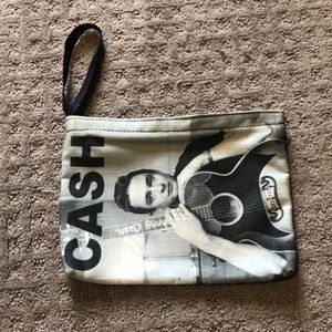 Johnny cash makeup bag